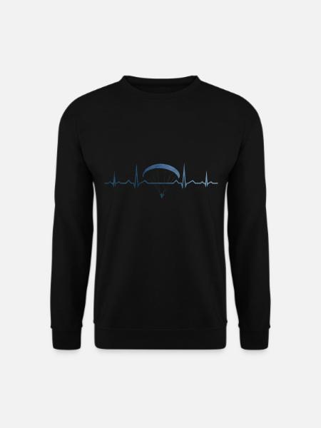 Paragliding Paraglider Paragleiten Gleitschirm - Unisex Pullover - Schwarz