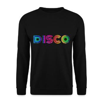 disco - Unisex Sweatshirt - black - Front - Alina (178cm) & Michal (187cm)
