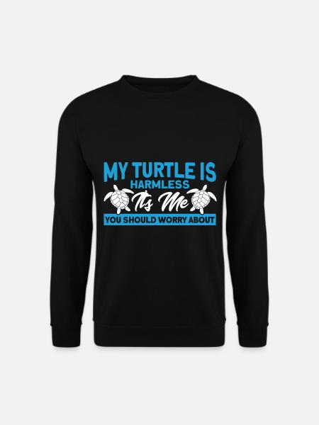 Meeresschildkröten Schildkrötenhaltung Meeresschil - Unisex Pullover - Schwarz