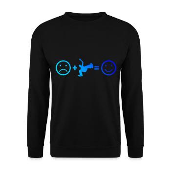 Femmes Bboy Bgirl Hiphop Hip Hop Break Dance - Sweat-shirt Unisexe - noir - Devant - Alina (178cm) & Michal (187cm)