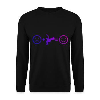 Hiphop Hommes Break Dance Femmes Hip Hop Bgirl - Sweat-shirt Unisexe - noir - Devant - Alina (178cm) & Michal (187cm)