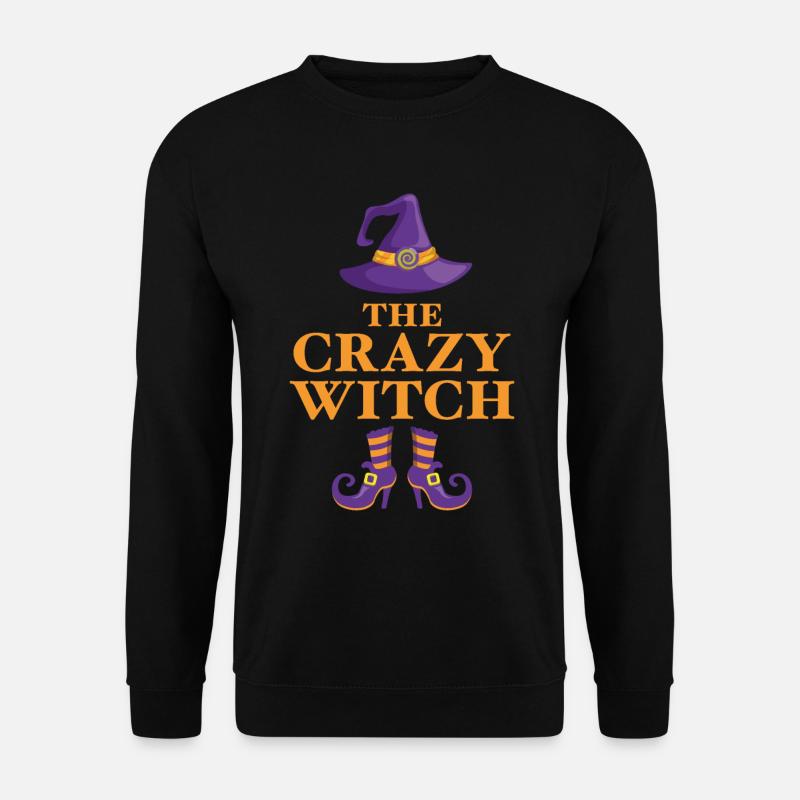 Die verrückte Hexe - Unisex Pullover - Schwarz