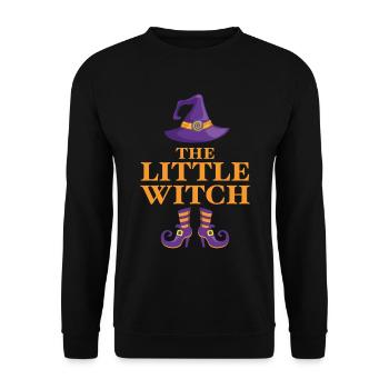 La Petite Sorcière - Sweat-shirt Unisexe - noir - Devant - Alina (178cm) & Michal (187cm)