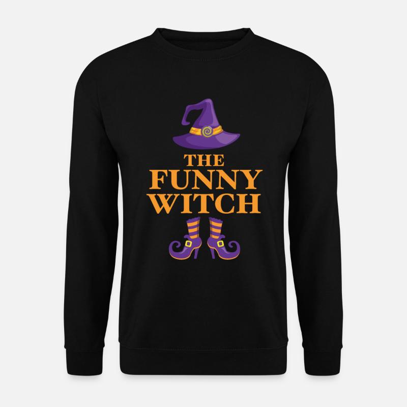Die lustige Hexe - Unisex Pullover - Schwarz