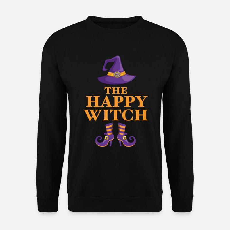 Die glückliche Hexe - Unisex Pullover - Schwarz
