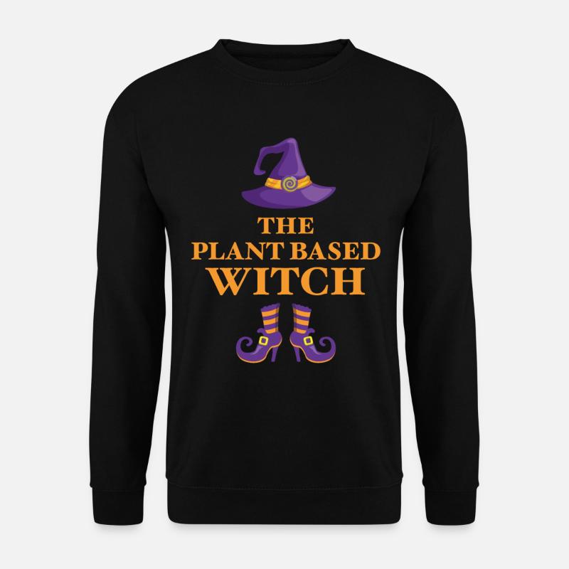 Die pflanzliche Hexe - Unisex Pullover - Schwarz