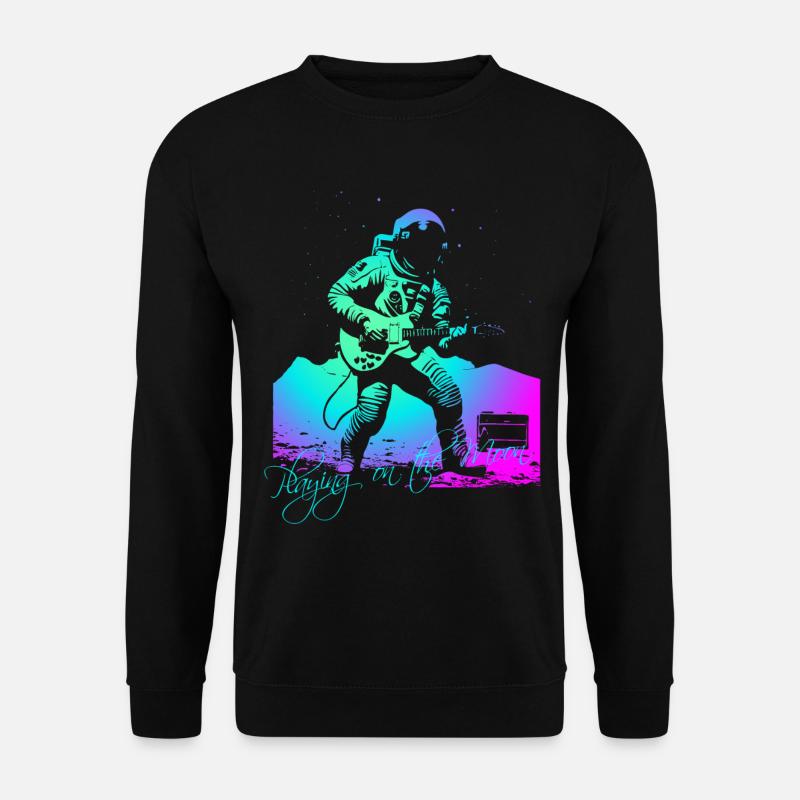 Playing On The Moon - Unisex Pullover - Schwarz