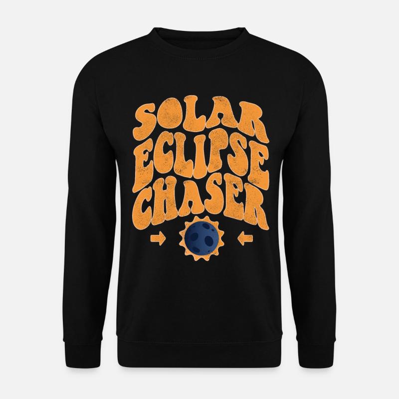 Solar eclipse chaser - Unisex Sweatshirt - black
