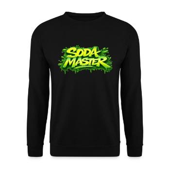 SODA MASTER - Sweat-shirt Unisexe - noir - Devant - Alina (178cm) & Michal (187cm)