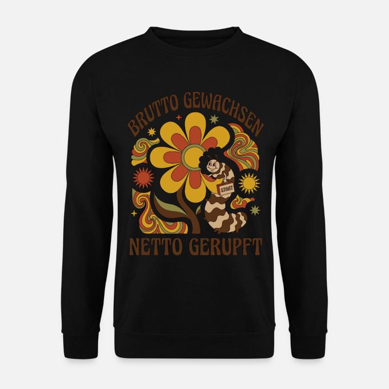 Gross growth Net plucked - Unisex Sweatshirt - black