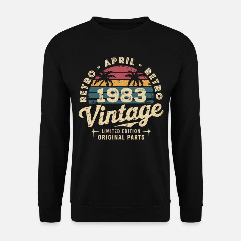 Avril 1983 - April 1983 - Unisex Sweatshirt - black