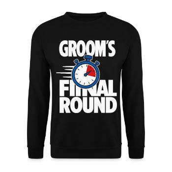 Le chronomètre final du tour du marié - Sweat-shirt Unisexe - noir - Devant - Alina (178cm) & Michal (187cm)