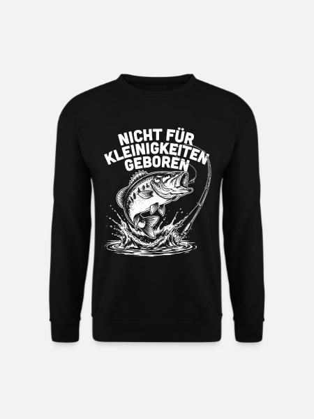 Raubfisch Angeln - Unisex Pullover - Schwarz