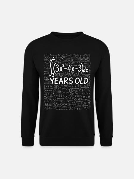 20th Birthday Calculus Math Geek Funny - Unisex Sweatshirt - black