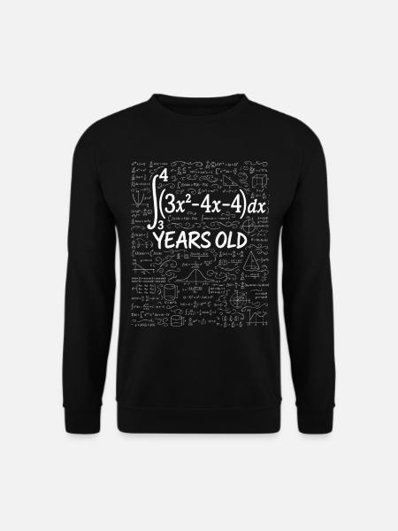 19. Geburtstag Analysis Mathe-Nerd Lustig - Unisex Pullover - Schwarz