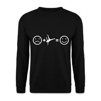 Bboy Bgirl Breakdance Women Men's Break Dance - Unisex Sweatshirt - black - Front - Alina (178cm) & Michal (187cm)
