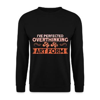 Sarcasm Sarcastic Irony Gift - Unisex Sweatshirt - black - Front - Alina (178cm) & Michal (187cm)