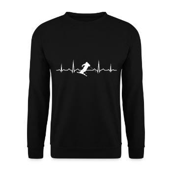 Freestyle Ski Femmes Freestyle Ski Freestyle - Sweat-shirt Unisexe - noir - Devant - Alina (178cm) & Michal (187cm)