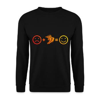 VTT Cyclisme Cyclisme VTT Hommes - Sweat-shirt Unisexe - noir - Devant - Alina (178cm) & Michal (187cm)