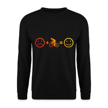 Cyclisme sur route féminin Cyclisme de route Cycliste de route - Sweat-shirt Unisexe - noir - Devant - Alina (178cm) & Michal (187cm)