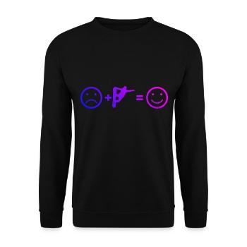 Sports d’hiver Femmes Snowboard Snowboarder Hommes - Sweat-shirt Unisexe - noir - Devant - Alina (178cm) & Michal (187cm)