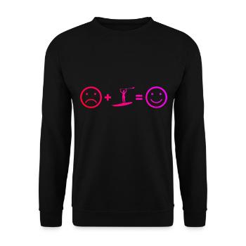 Standup Paddle Standup Paddle Femmes Sup - Sweat-shirt Unisexe - noir - Devant - Alina (178cm) & Michal (187cm)