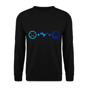 Footballeuse Gardien de but Football - Sweat-shirt Unisexe - noir - Devant - Alina (178cm) & Michal (187cm)