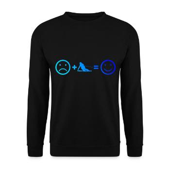 Cascade Ski Femmes Ski Skieur Skieur Ski Freestyle Ski - Sweat-shirt Unisexe - noir - Devant - Alina (178cm) & Michal (187cm)