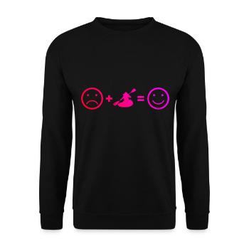 Kayak Kayak Kayak Femmes Canoë Hommes - Sweat-shirt Unisexe - noir - Devant - Alina (178cm) & Michal (187cm)