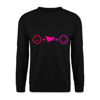 Course libre féminine Parkour Course libre Hommes - Sweat-shirt Unisexe - noir - Devant - Alina (178cm) & Michal (187cm)