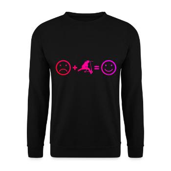 Scooter Stuntscooter Stunt Scooter Pour Hommes - Sweat-shirt Unisexe - noir - Devant - Alina (178cm) & Michal (187cm)
