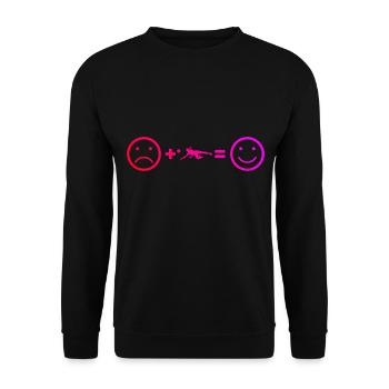 Volley Volley-ball masculin Volley-ball - Sweat-shirt Unisexe - noir - Devant - Alina (178cm) & Michal (187cm)