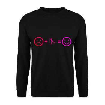 Ski de fond Classique Ski de fond Ski de fond Patinage Ski de fond - Sweat-shirt Unisexe - noir - Devant - Alina (178cm) & Michal (187cm)