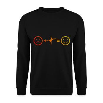 Bboy Break Dance Bgirl Breakdance Femmes Hip Hop - Sweat-shirt Unisexe - noir - Devant - Alina (178cm) & Michal (187cm)