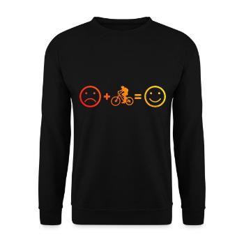 Cyclisme VTT Cyclisme VTT Hommes - Sweat-shirt Unisexe - noir - Devant - Alina (178cm) & Michal (187cm)