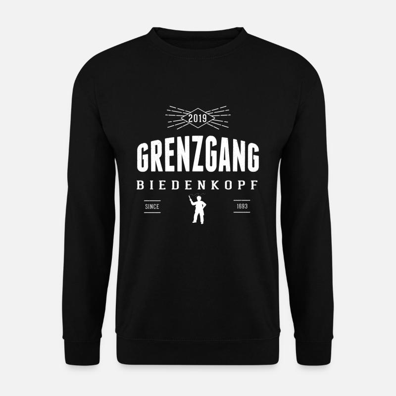 Grenzgang Biedenkopf 2019 Wettlaeufer - Unisex Pullover - Schwarz