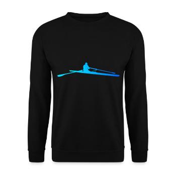 Aviron Aviron Hommes Femmes Rameurs - Sweat-shirt Unisexe - noir - Devant - Alina (178cm) & Michal (187cm)