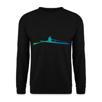 Femmes Aviron Aviron Aviron Hommes - Sweat-shirt Unisexe - noir - Devant - Alina (178cm) & Michal (187cm)