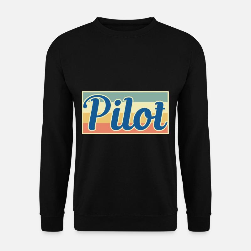 Pilot - Unisex Pullover - Schwarz