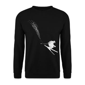 Ski - (17) - Sweat-shirt Unisexe - noir - Devant - Alina (178cm) & Michal (187cm)