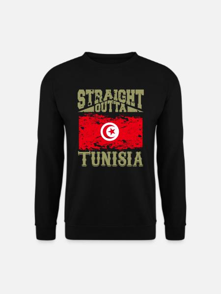 Tunesier Geschenk Tunesien Tunesierin Tunesisch - Unisex Pullover - Schwarz