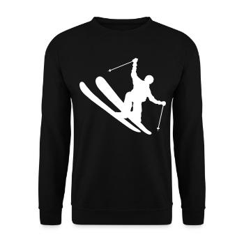 Women's Slopestyle Ski Freestyle Men Freestyle Sk - Unisex Sweatshirt - black - Front - Alina (178cm) & Michal (187cm)