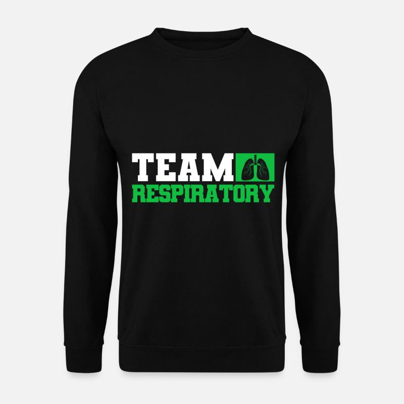 Respirotär Therapeut Pulmonologie Intensivpflege G - Unisex Pullover - Schwarz