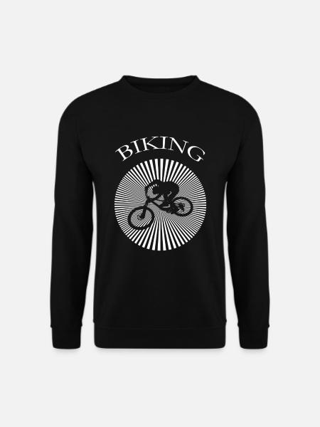 biking - Unisex Pullover - Schwarz