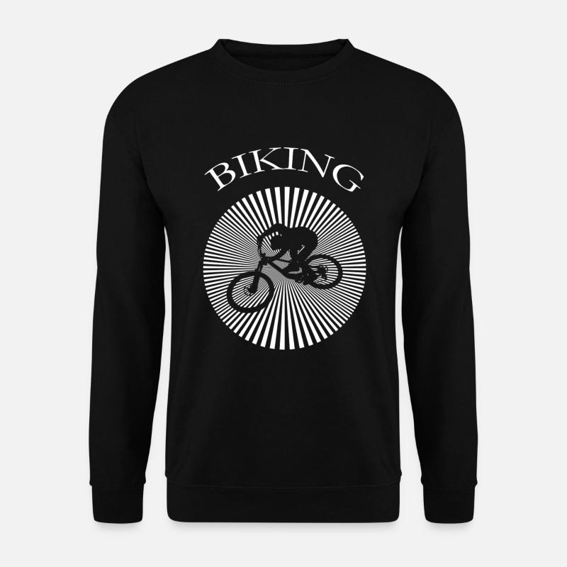biking - Unisex Pullover - Schwarz