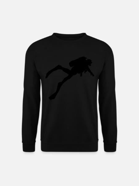 Diver Scuba Taucher Taucher Scuba Tauchen - Unisex Pullover - Schwarz
