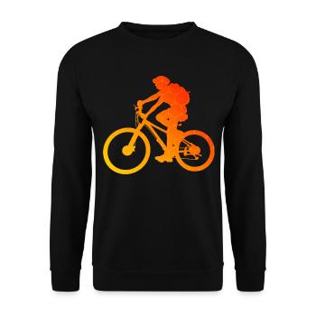 Cyclisme VTT VTT Hommes VTT - Sweat-shirt Unisexe - noir - Devant - Alina (178cm) & Michal (187cm)