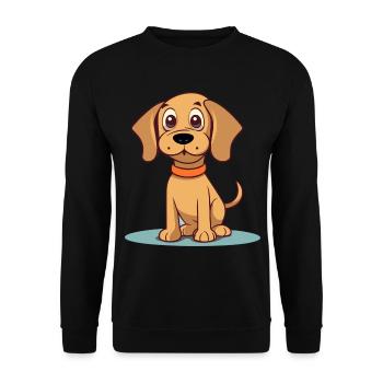 Conception de chien mignon pour les propriétaires de chiens - Sweat-shirt Unisexe - noir - Devant - Alina (178cm) & Michal (187cm)