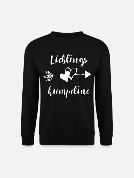 Lieblingskumpeline beste Freundin Spruch Geschenk - Unisex Pullover - Schwarz