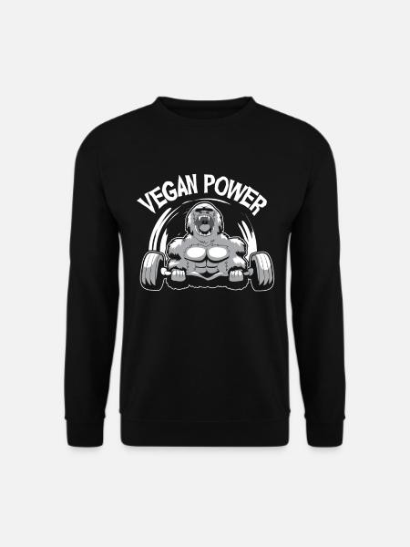 Vegan Power - Unisex Pullover - Schwarz